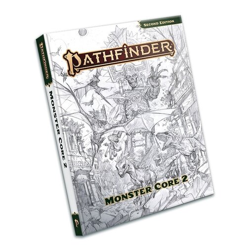 Paizo PREORDER - Pathfinder RPG - Monster Core 2 - Sketch Cover (expected mid-November 2025)
