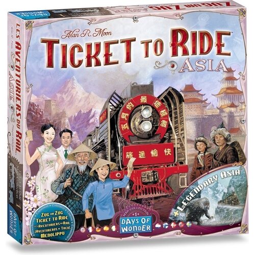 Days of Wonder Ticket To Ride - Map Collection: Asia + Legendary Asia expansion