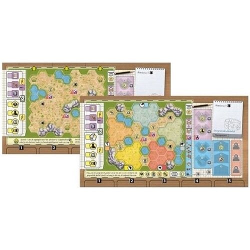 Ark Nova - Dierentuinplattegrond Set 1 (NL) Ark Nova - Dierentuinplattegrond Set 1 (NL)