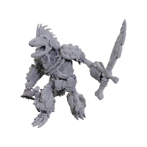 (WZK90117) Unpainted Miniatures - Lizardfolk Skeleton
