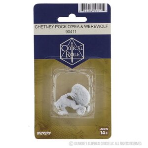 Wizk!ds (WZK90411) Unpainted Miniatures - Chetney Pock O'Pea & Werewolf (CR)