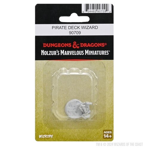 (WZK90709) Unpainted Miniatures - Pirate Deck Wizard