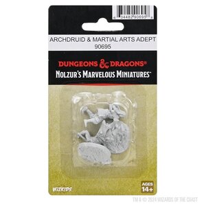 (WZK90695) Unpainted Miniatures - Archdruid & Martial Art Adept