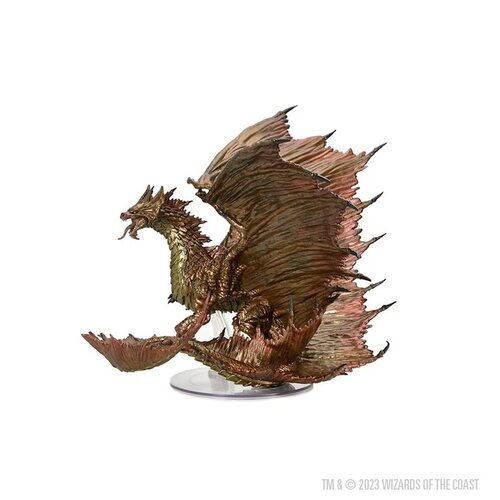 Wizk!ds (WZK96228) Big Miniatures - Adult Brass Dragon (Painted)