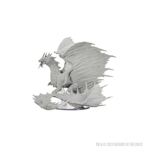 Wizk!ds (WZK90604) Big Miniatures - Adult Brass Dragon (Unpainted)