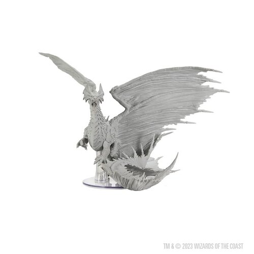 Wizk!ds (WZK90604) Big Miniatures - Adult Brass Dragon (Unpainted)