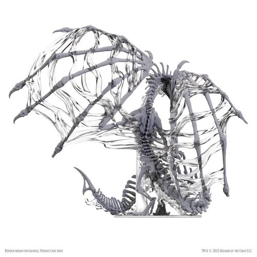 Wizk!ds (WZK90797) Big Miniatures - Black Dracolich (Unpainted)