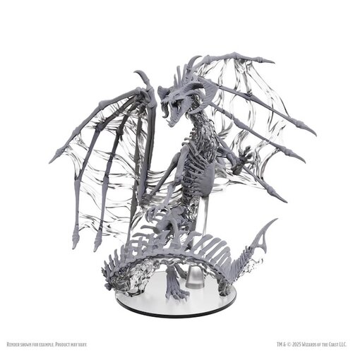 Wizk!ds (WZK90797) Big Miniatures - Black Dracolich (Unpainted)