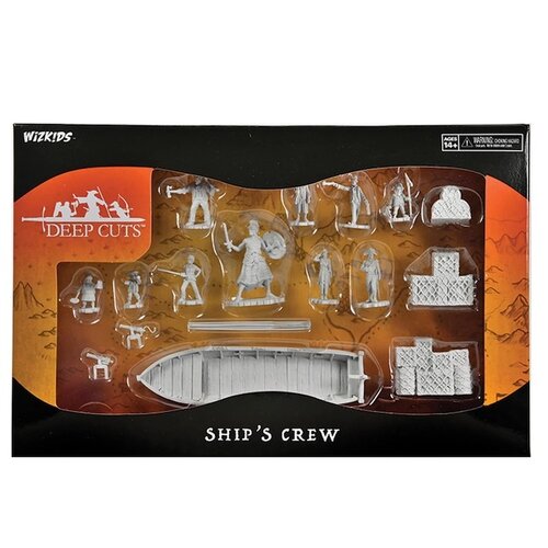 (WZK90593) Deep Cuts Unpainted Miniatures - Ship's Crew Boxed Set