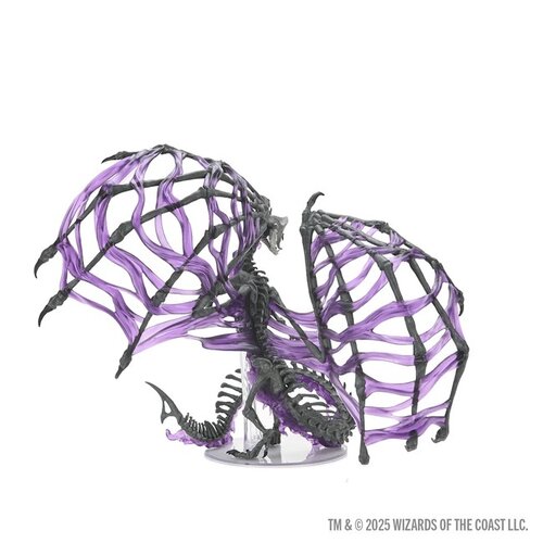 Wizk!ds (WZK96322) Big Miniatures - Black Dracolich (Painted)