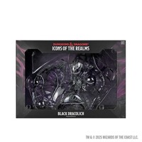 (WZK96322) Big Miniatures - Black Dracolich (Painted)