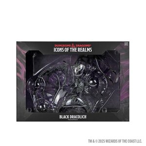 Wizk!ds (WZK96322) Big Miniatures - Black Dracolich (Painted)