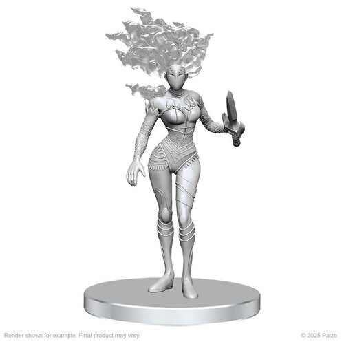 Wizk!ds (WZK90839) Unpainted Miniatures - Gargoyle & Shae (PF)