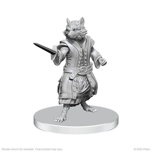 Wizk!ds (WZK90838) Unpainted Miniatures - Procyal (Raccoon Agathion) & Zoaem (Ring Archon) (PF)