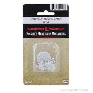 (WZK90108) Unpainted Miniatures - Ansalon Human Bard