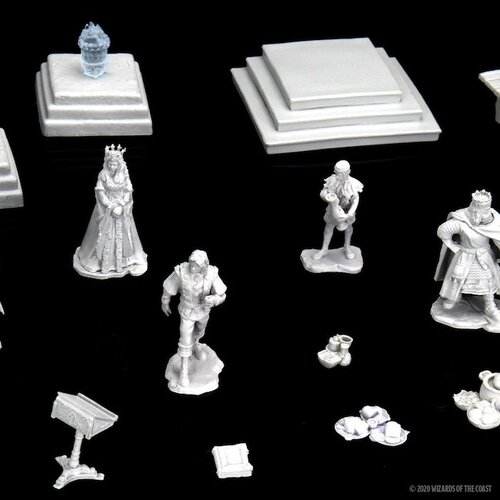 Wizk!ds (WZK90096) Unpainted Miniatures - Castle: Royal Court (Deep Cuts set)