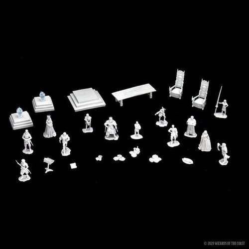 Wizk!ds (WZK90096) Unpainted Miniatures - Castle: Royal Court (Deep Cuts set)