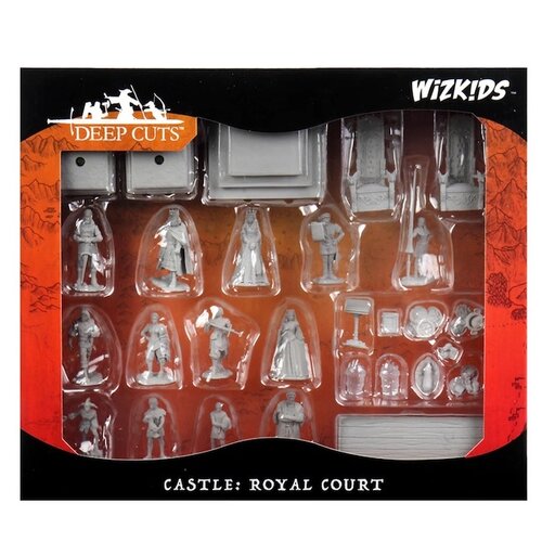 Wizk!ds (WZK90096) Unpainted Miniatures - Castle: Royal Court (Deep Cuts set)