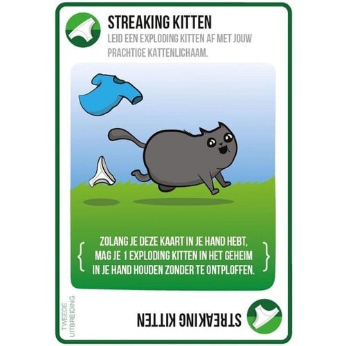 Exploding Kittens Exploding Kittens - Streaking Kittens uitbreiding (NL)