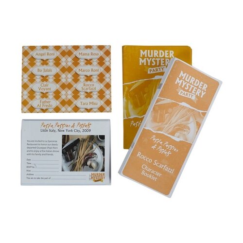 Murder Mystery Party - Pasta, Passions and Pistols