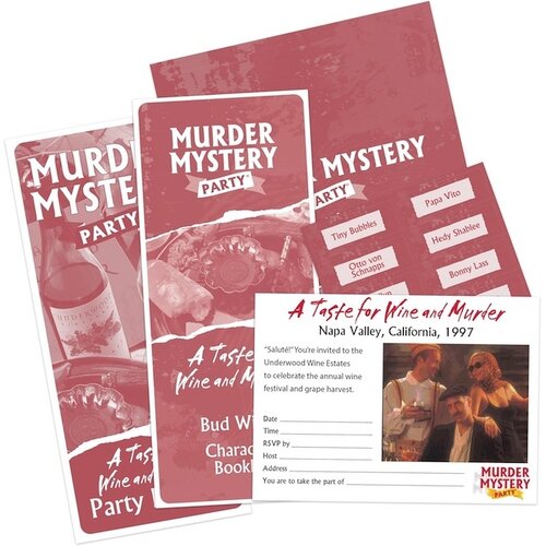 Murder Mystery Party - A Taste for Wine & Murder