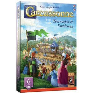 999 Games Carcassonne - Toernooien & Emblemen uitbreiding (6)