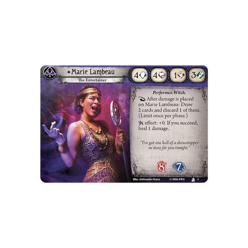 Fantasy Flight Arkham Horror LCG - Marie Lambeau Investigator Deck