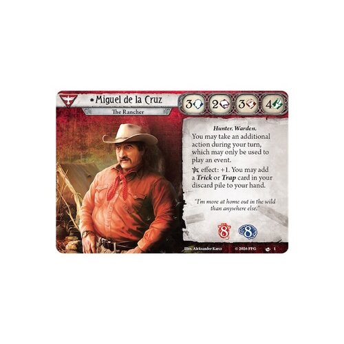 Fantasy Flight Arkham Horror LCG - Miguel de la Cruz Investigator Deck