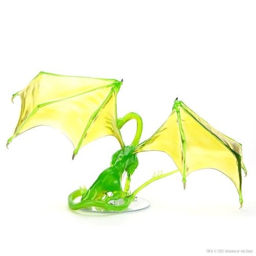 Wizk!ds (WZK96064) Big Miniatures - Adult Emerald Dragon (Painted)