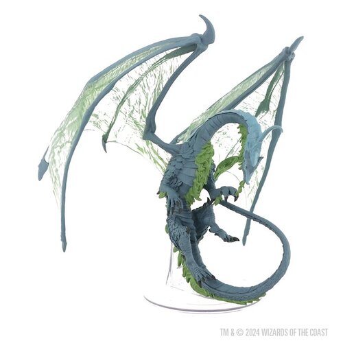 (WZK96301) Big Miniatures - Adult Moonstone Dragon (Painted)