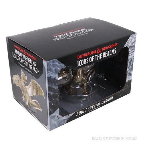 (WZK96303) Big Miniatures - Adult Crystal Dragon (Painted)