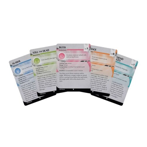 WotC - D&D Reference Cards - Spells: Level 0-1 WotC - D&D Reference Cards - Spells: Level 0-1