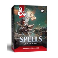 D&D Reference Cards - Spells: Level 0-1