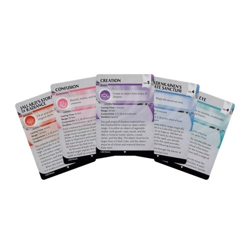 WotC - D&D Reference Cards - Spells: Level 4-5 WotC - D&D Reference Cards - Spells: Level 4-5
