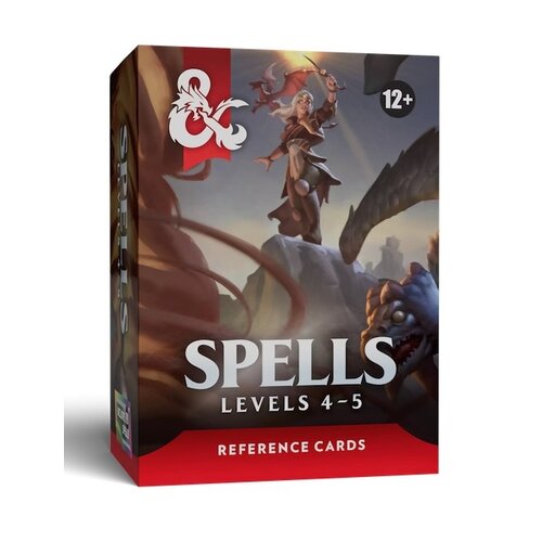 WotC - D&D Reference Cards - Spells: Level 4-5 WotC - D&D Reference Cards - Spells: Level 4-5