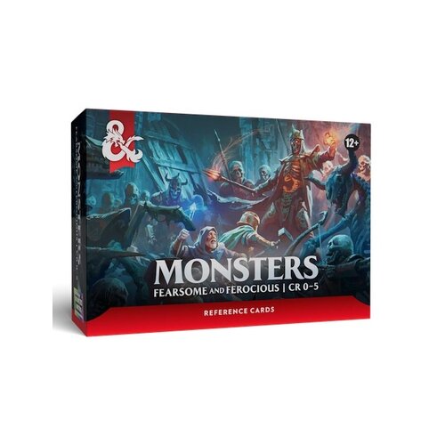 WotC - D&D Reference Cards - Monsters: Fearsome and Ferocious WotC - D&D Reference Cards - Monsters: Fearsome and Ferocious