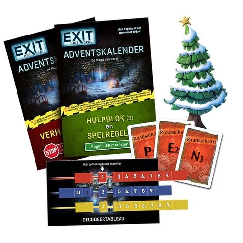999 Games EXIT Adventskalender - De Magie van Kerst (NL) 999 Games EXIT Adventskalender - De Magie van Kerst (NL)