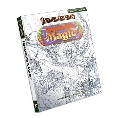 Paizo Pathfinder RPG - Impossible Magic - Sketch Cover Paizo Pathfinder RPG - Impossible Magic - Sketch Cover