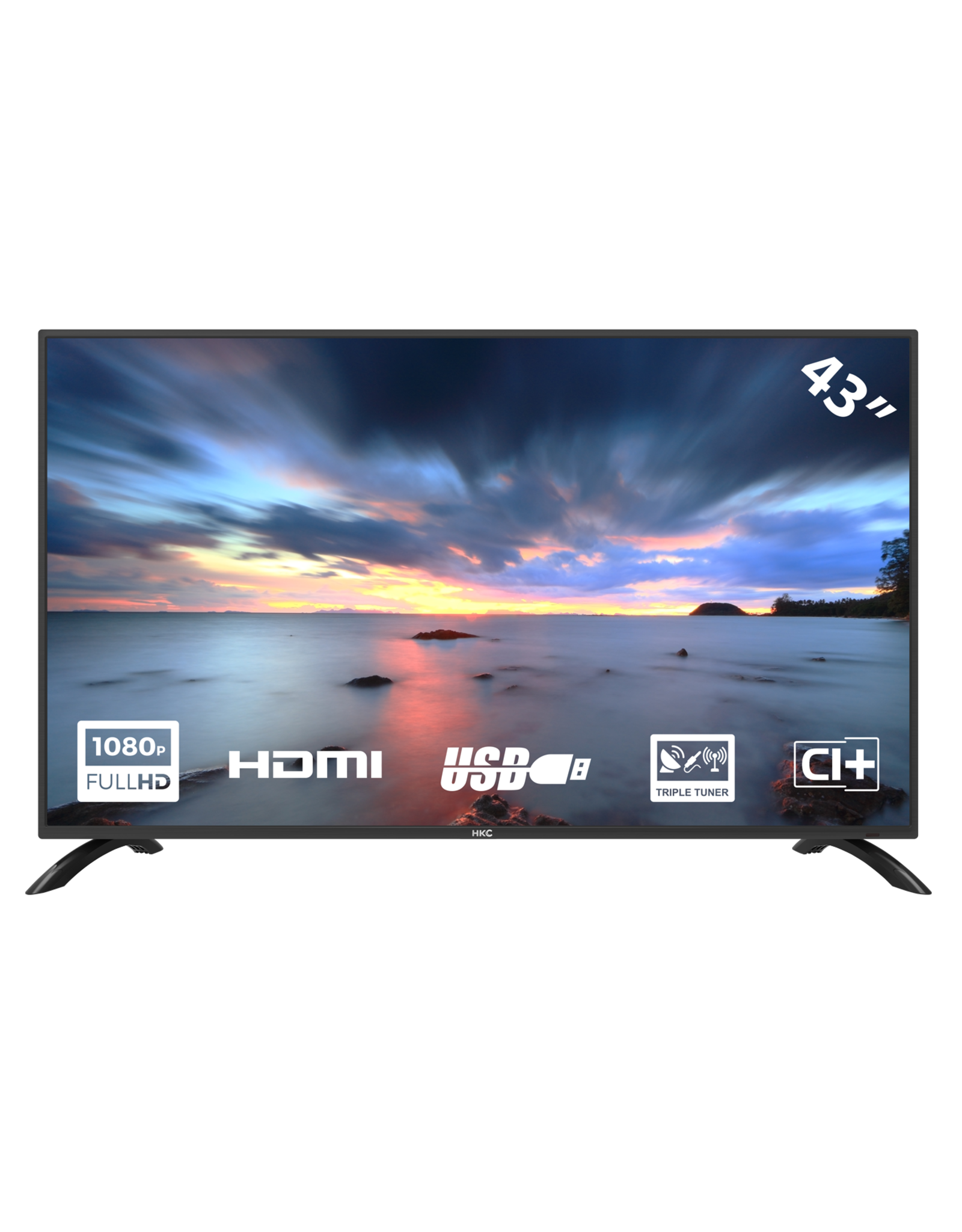 salon zuigen Ontrouw HKC 43F1 LED-tv 43 inch (Full HD, Triple Tuner, CI+, 2x HDMI, USB) - HKC  Digital BV