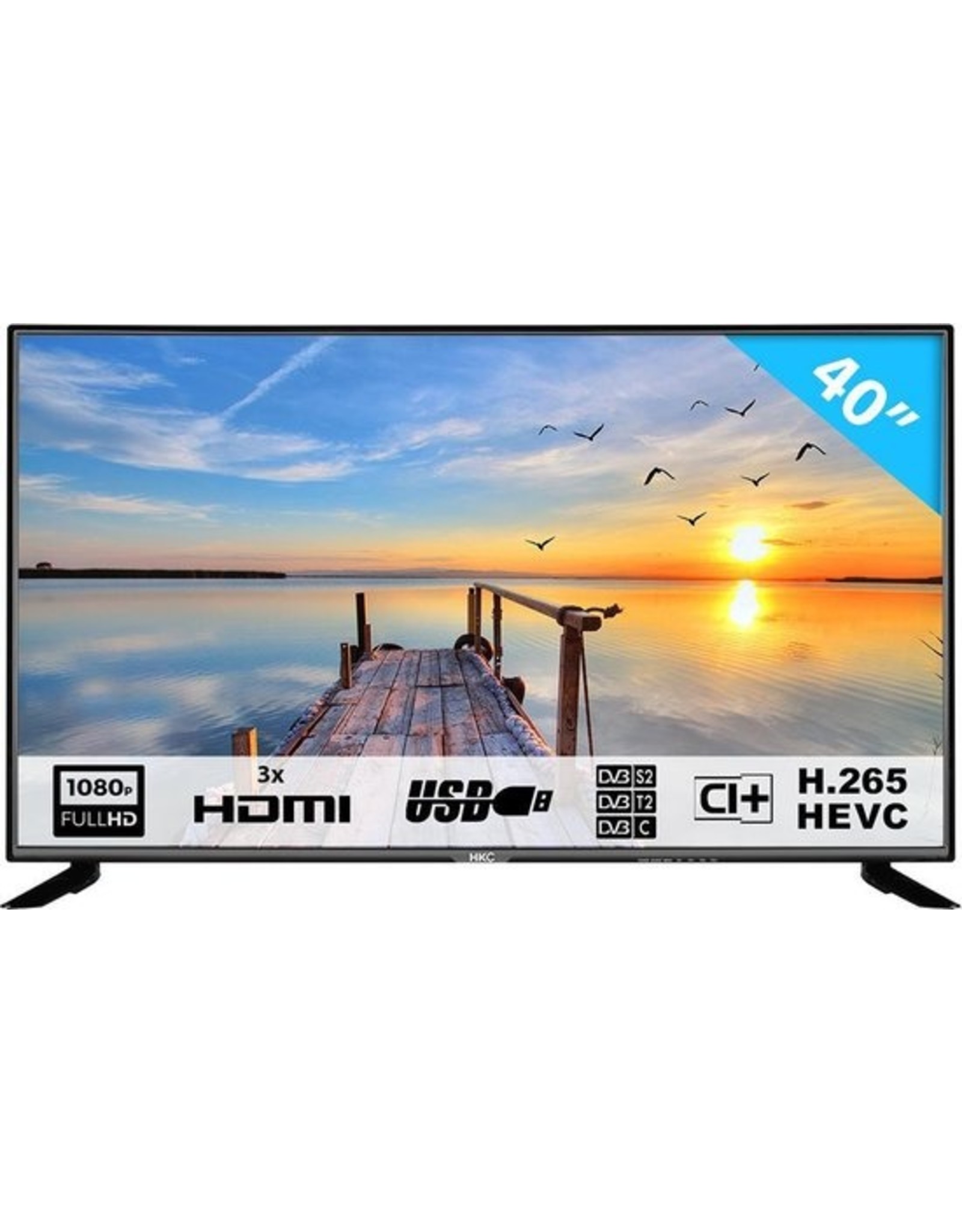 bijtend inleveren Lezen HKC 40F1FHD LED-tv 40 inch (Full HD, Triple Tuner, CI+, 3x HDMI, USB) - HKC  Digital BV