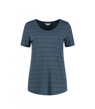 Blue Loop T-shirt Denimcel Stripe