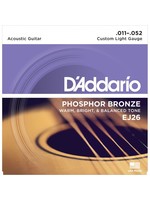 D'Addario Phosphor  Bronze Custom lite 11-52