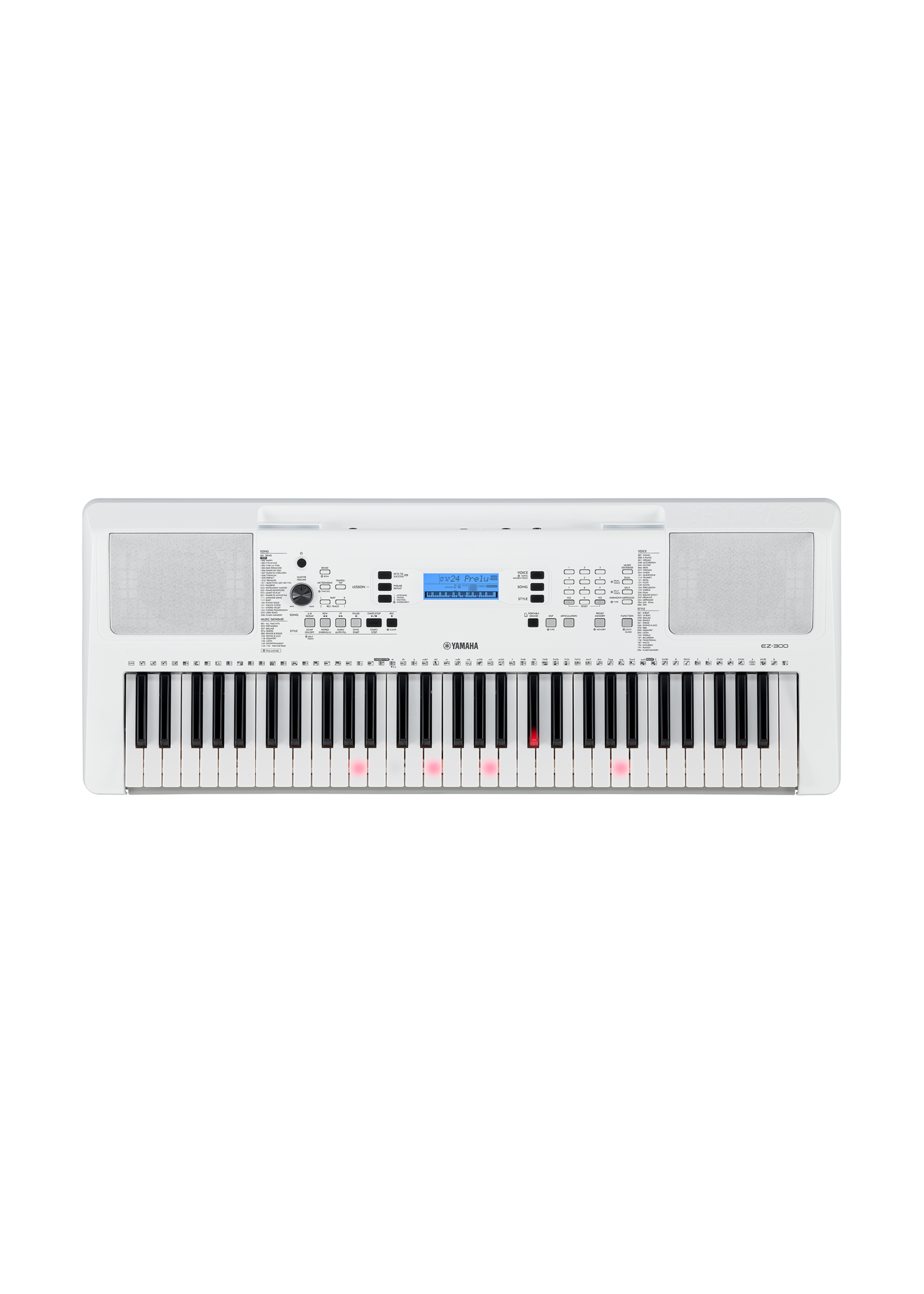 Yamaha EZ-300 Keyboard (White)