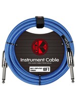 Kirlin Kirlin Fabric 10ft Straight Blue Cable