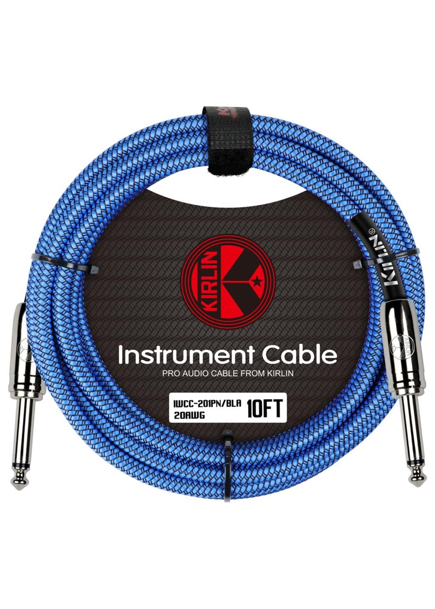Kirlin Kirlin Fabric 10ft Straight Blue Cable