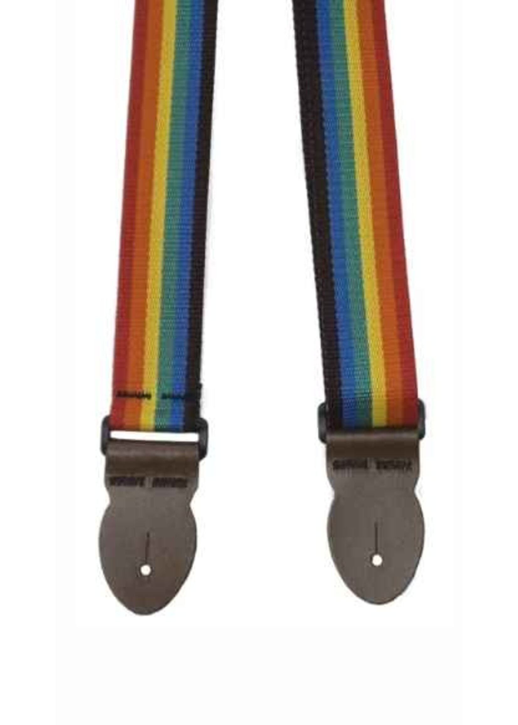 LeatherGraft Leathergraft Webbing Rainbow Strap