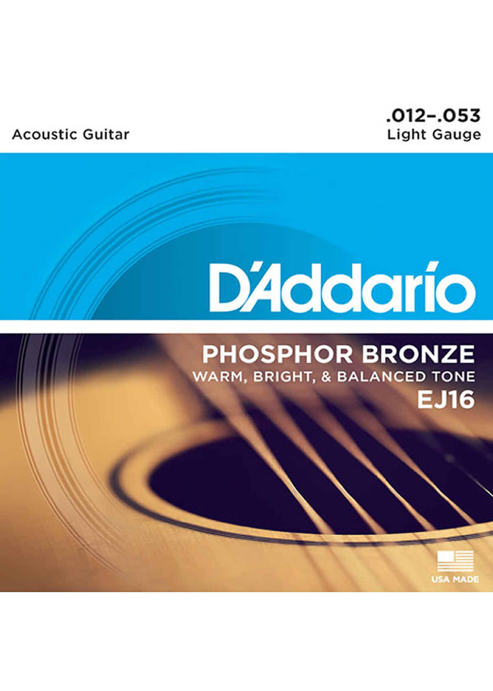 D'Addario 80/20 Bronze Light Acoustic (12-53)