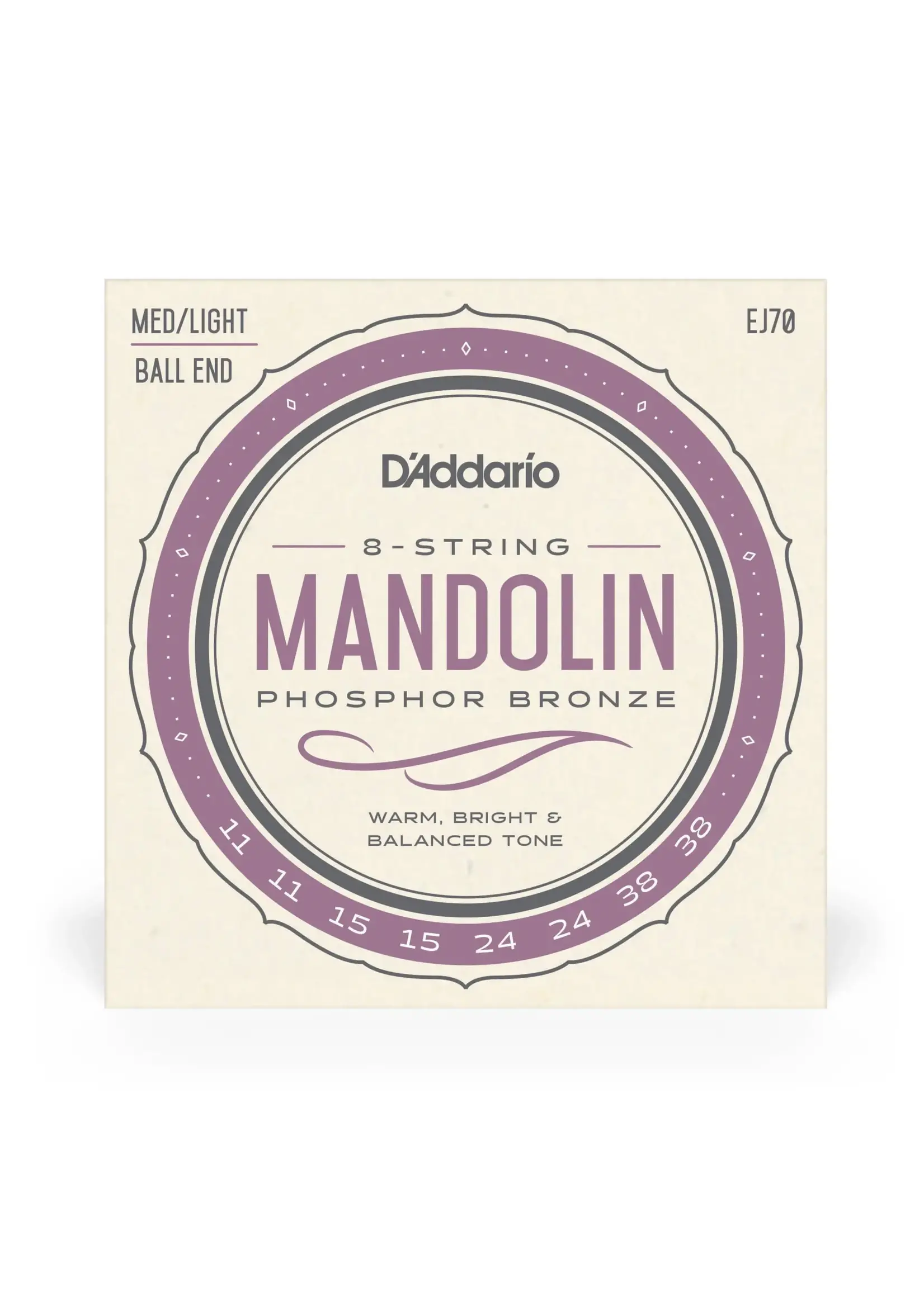 D'Addario Phosphor Bronze Mandolin Strings,11-38