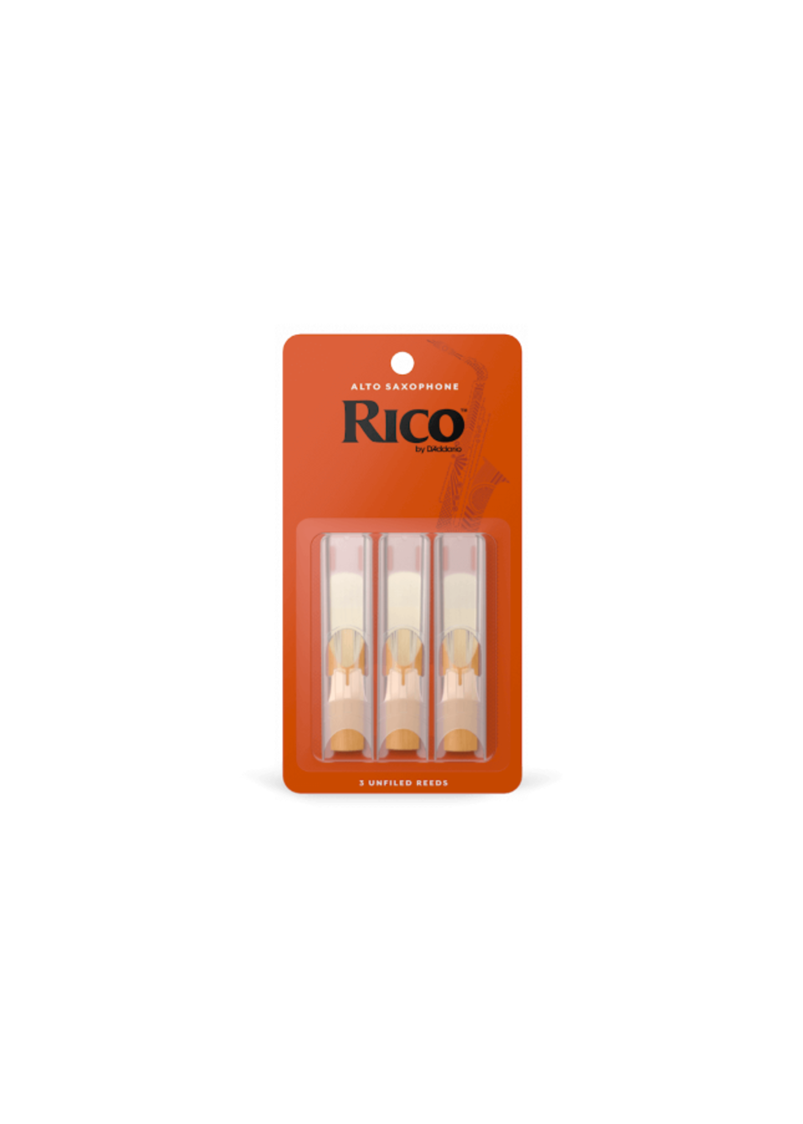 Rico Alto Saxophone Reeds 1.5 - 3 Pack