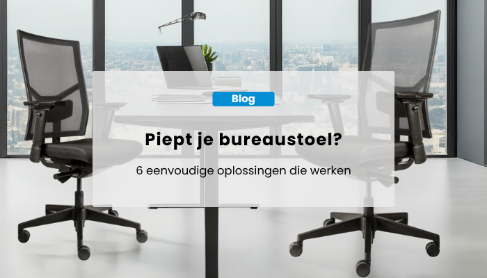 Bureaustoel piept? 6 eenvoudige oplossingen die werken